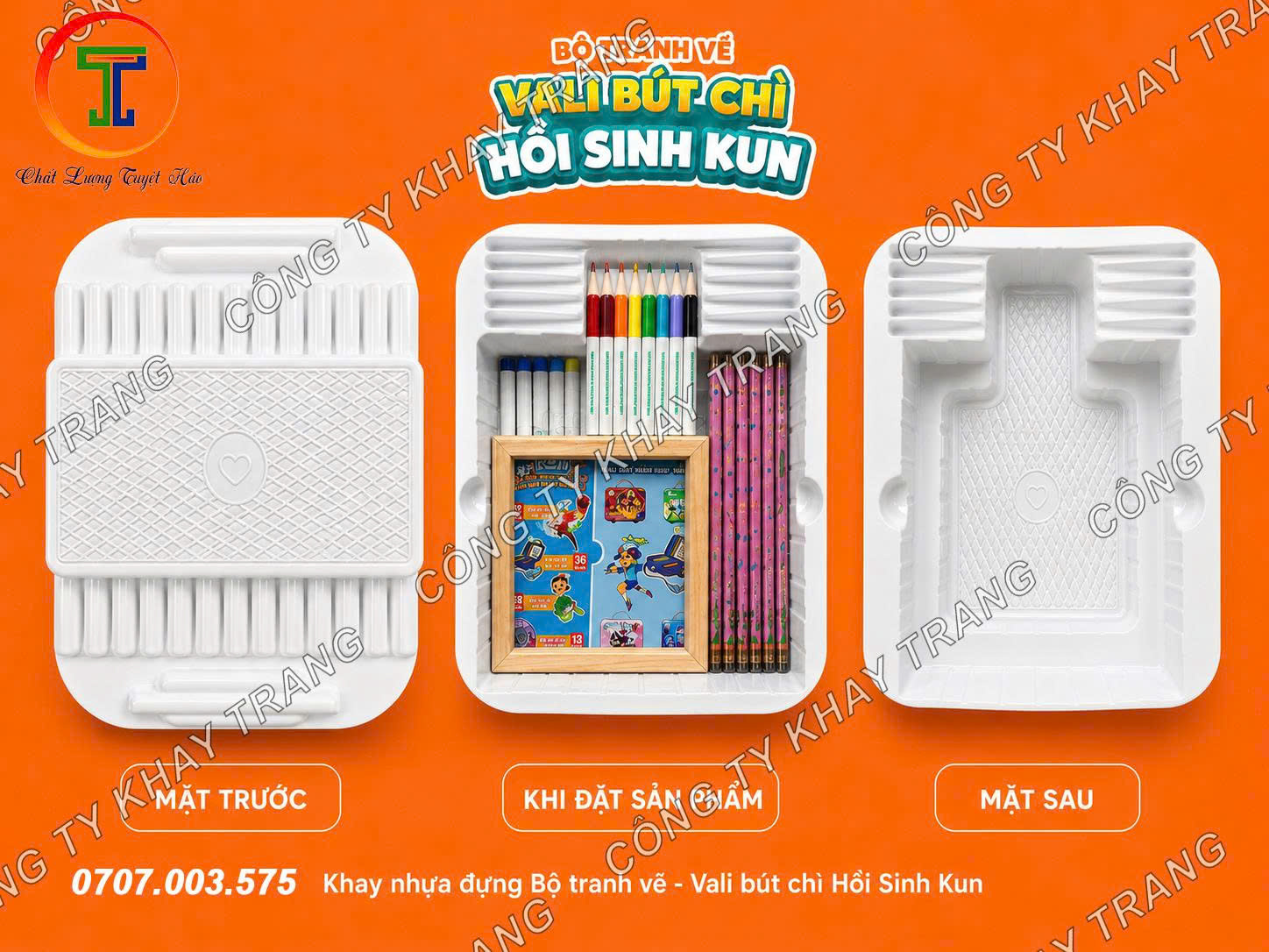 Khay nhựa đồ dùng học tập